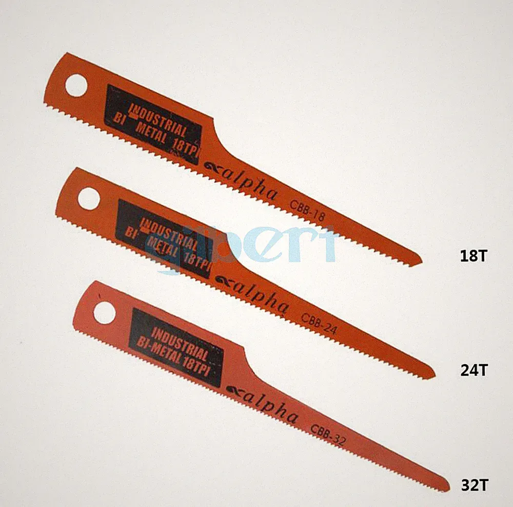 10pcs 18TPI 24TPI 32TPI Air Body Saw Blades Bi-Metal Industrial Reciprocating