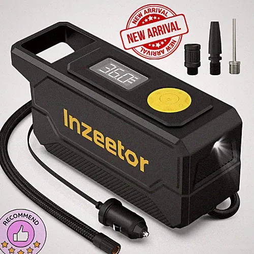 150 PSI Tire Inflator Portable Air Compressor 12V DC Auto Shutoff Air Pump with
