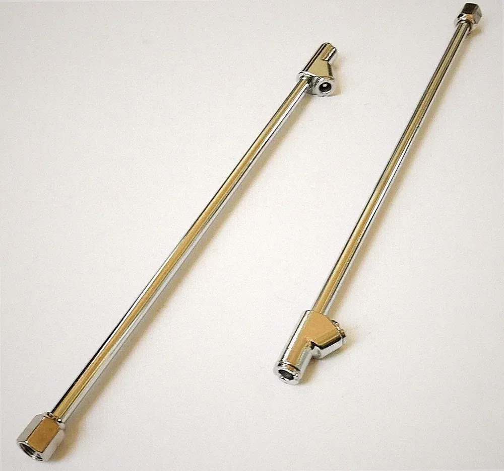 2 INDUSTRIAL 13" STRAIGHT HEAD DUAL TRUCK TIRE INFLATOR AIR CHUCK #STTI