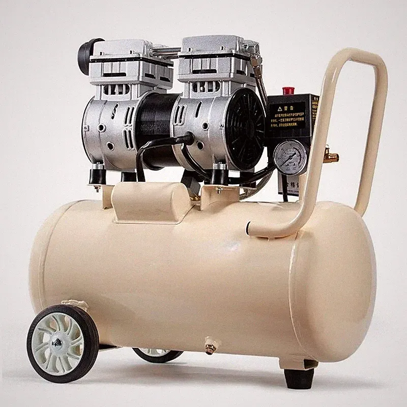 550W 8L Industrial Air Compressor Ultra-quiet Oil-free Air Compressor Air Pump