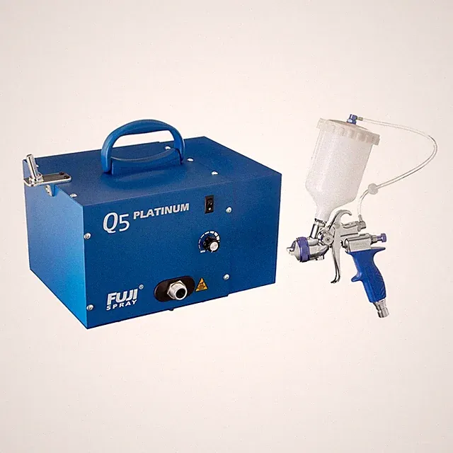 Fuji Spray 2895-T75G Q5 Platinum Quiet HVLP Paint Spray System (Refurbished)