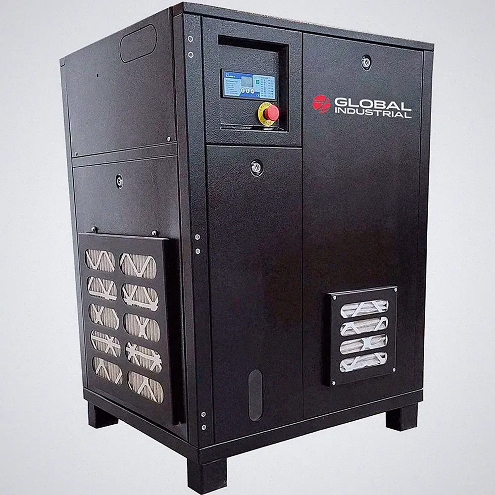 Global Industrial Tankless Rotary Screw Air Compressor 10 HP 1 Phase 230V