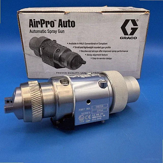 GRACO 24B334 AirPro Auto Automatic Spray Gun HVLP, 0.020 in (0.5 mm) NSMP
