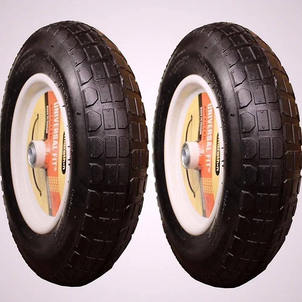 Marathon 20265 Pneumatic Air Universal Wheelbarrow Tire 4.80/4.00-8 Pack of 2