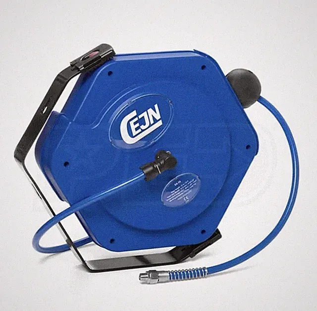 🔵 NEW - CEJN 52.5’ Retractable Air Hose Reel Industrial HVLP 5/16” Air Hose