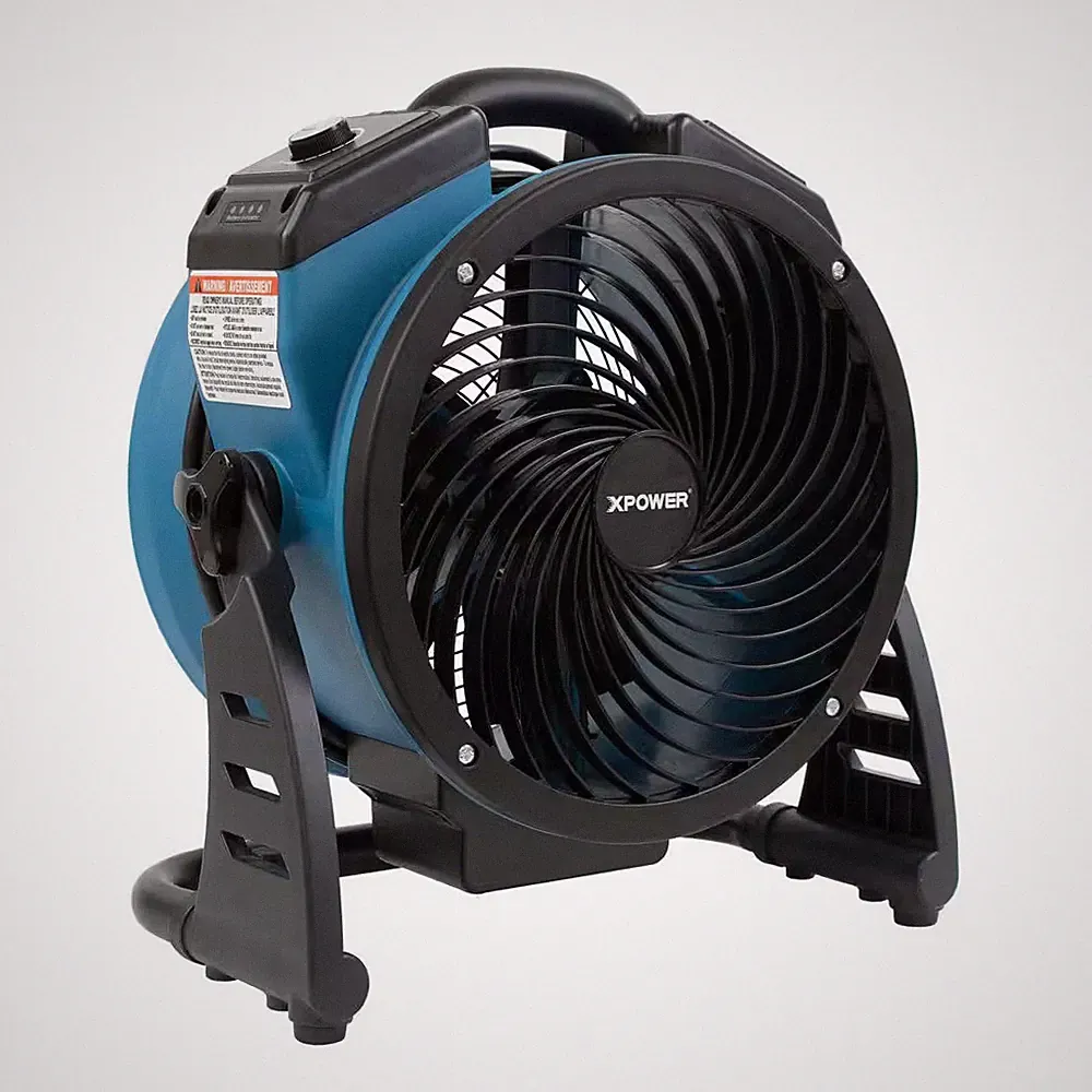 XPower Industrial Fan Cordless Rechargeable Variable Speed Sealed Air Circulator